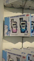 2 Pcs Intercom Bubble Machine Walkie Talkie Kids Bubble Maker Toy Fun Outdoor Bubble Blower Toy For Kids