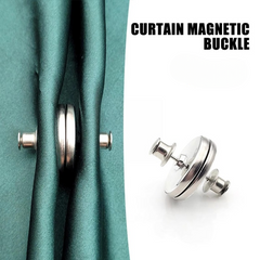 Curtain Pins, Curtain Tiebacks, Magnetic, Gap Resistant, Lace Curtains, Curtain Accessories, Fasteners Curtains Button Magnet - Pack Of 04