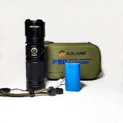 Ruilang P90 Tactical Flashlight Set - Lighting Device Designed For Illumination Purpose And Daily Lighting Routine (1)