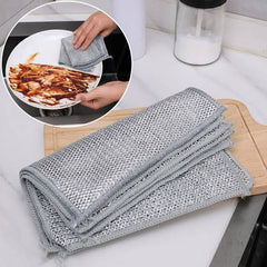 Dish washing Cleaning cloth l Wire Dish washing Rugs for Wet and Dry l