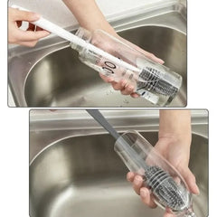 Silicone Feeder Bottle Brush Glass Brush
